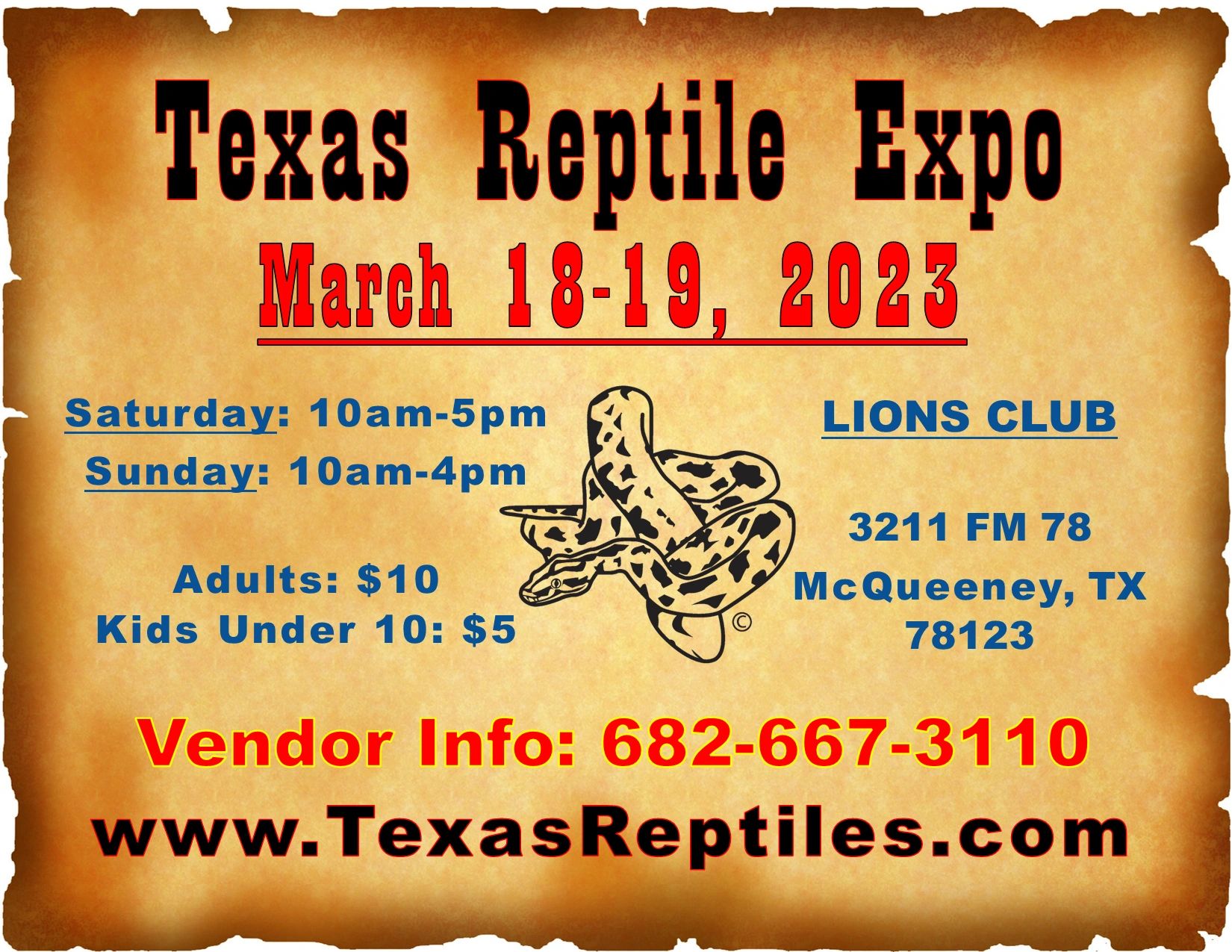 Texas Reptile Expo